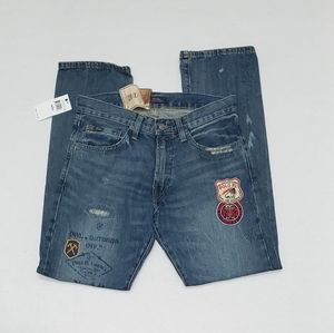 Polo Ralph Lauren NWT Men's 30x32 distressed jeans